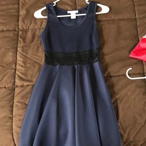 Blue dress